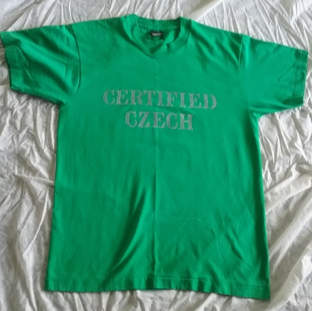 Vintage Certified Czech Graphic Tee Screen Stars